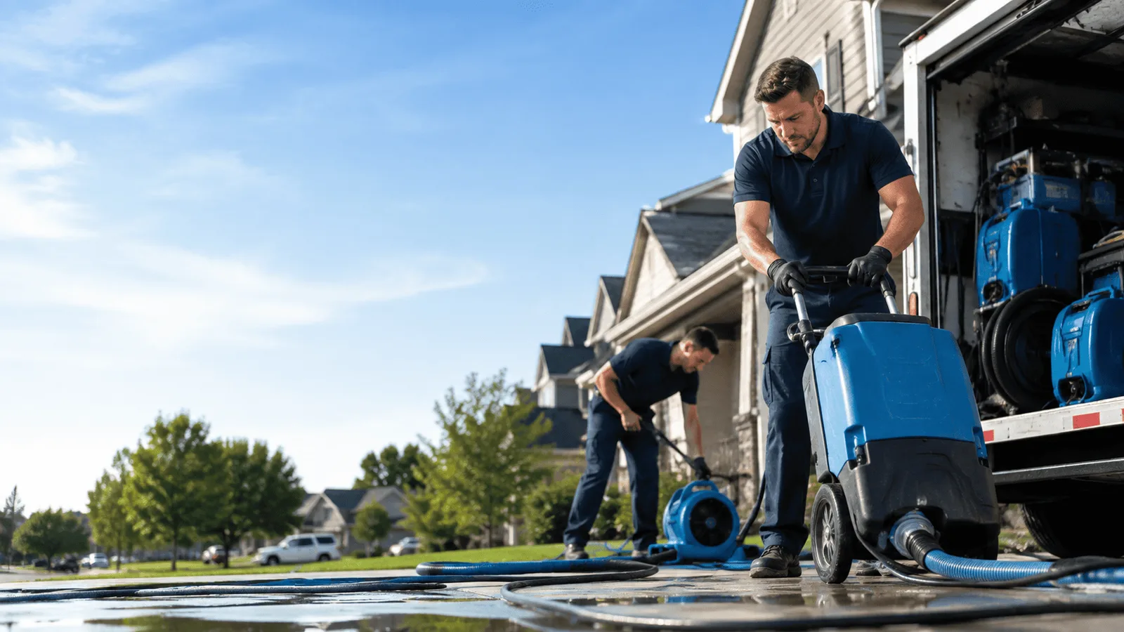 Dehumidification being performed in Pennellville, NY